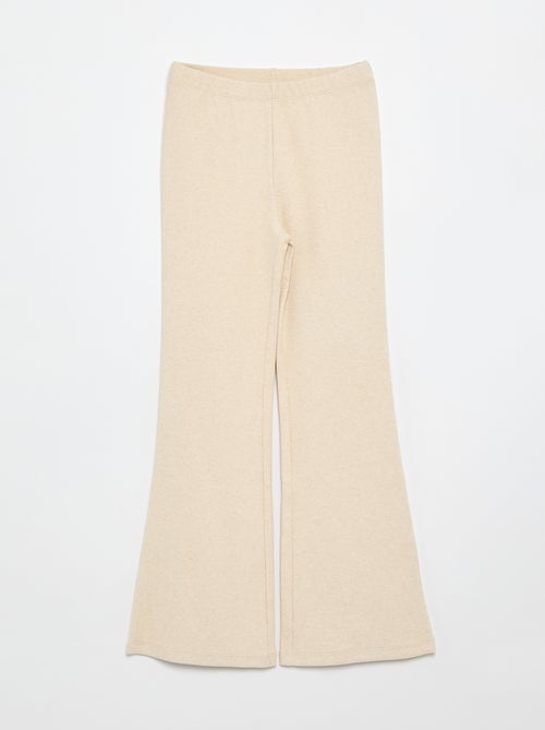 Legging flare en rib - Kiabi