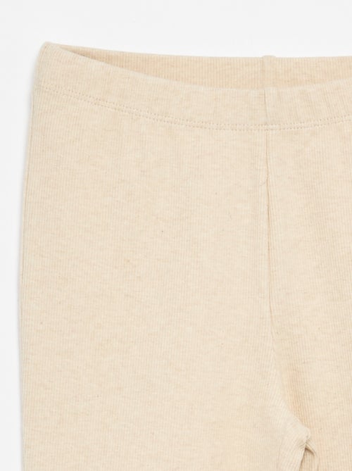 Legging flare en rib - Kiabi