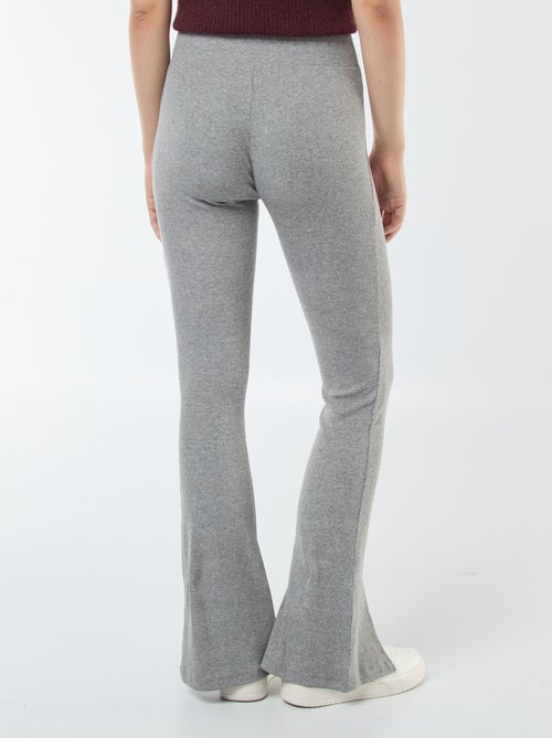 Legging flare en rib - Kiabi