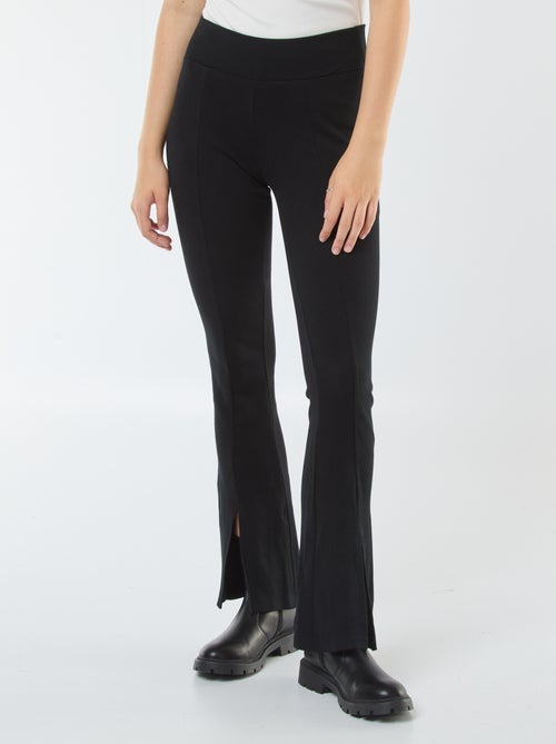 Legging flare en rib - Kiabi
