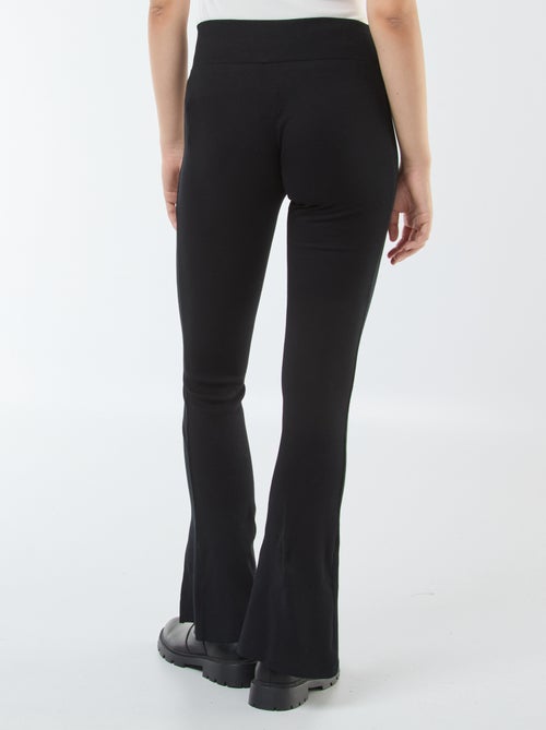 Legging flare en rib - Kiabi