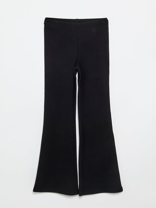 Legging flare en rib - Kiabi