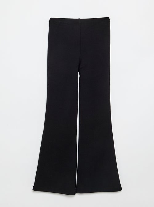 Legging flare en rib - Kiabi