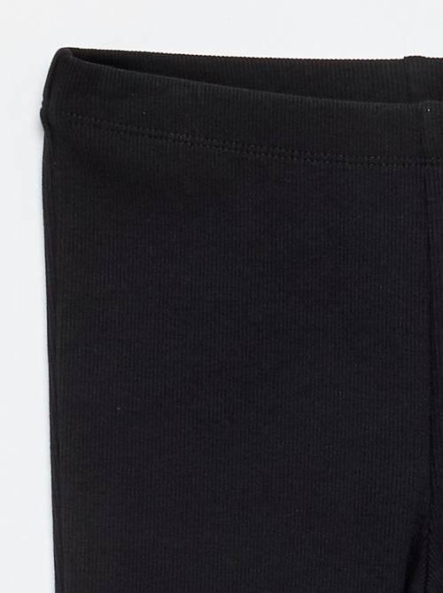 Legging flare en rib - Kiabi
