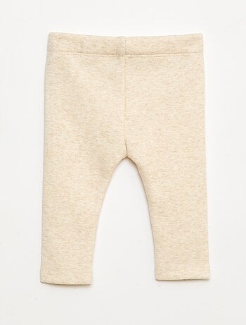 Legging fourré en molleton avec nœud