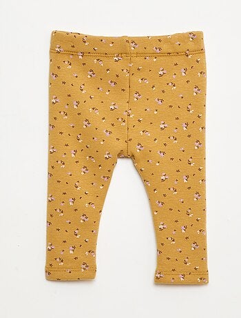 Legging fourré en molleton avec nœud