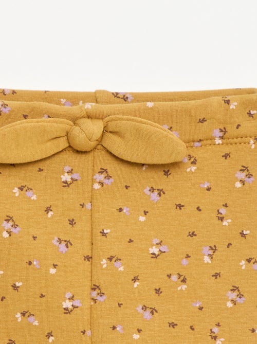 Legging fourré en molleton avec nœud - Kiabi