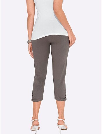 Legging Fronces Au Bas Des Jambes - Taille Standard - Moda Vilona