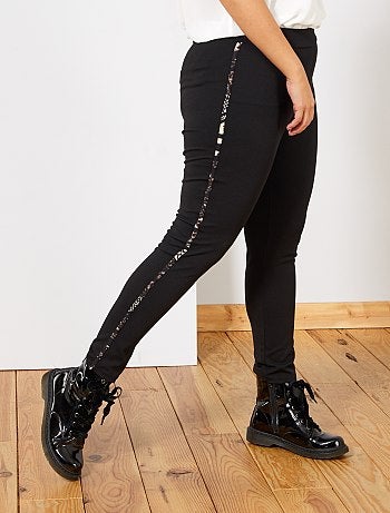 Legging galbant avec bande léopard - Kiabi