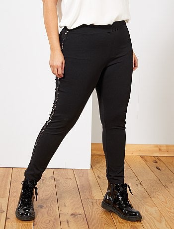 Legging galbant avec bande léopard - Kiabi