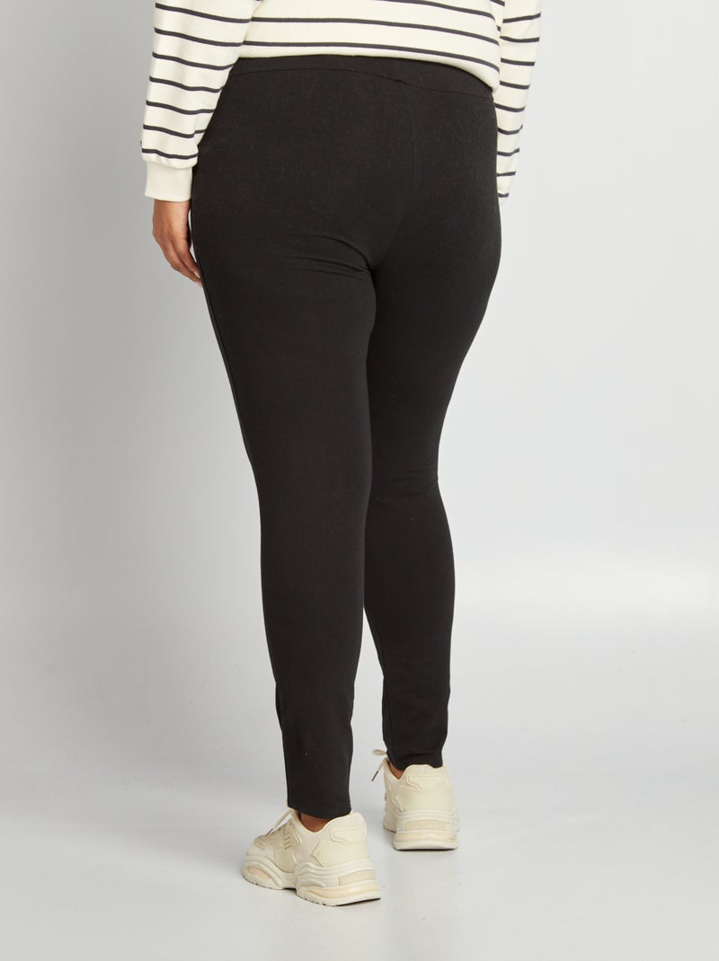 Legging grossesse en maille stretch noir - Kiabi
