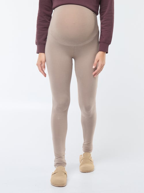 Legging grossesse long en jersey uni - Kiabi