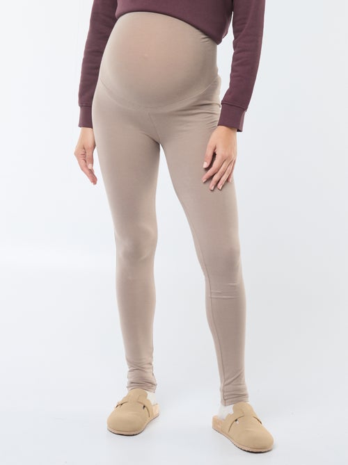 Legging grossesse long en jersey uni - Kiabi