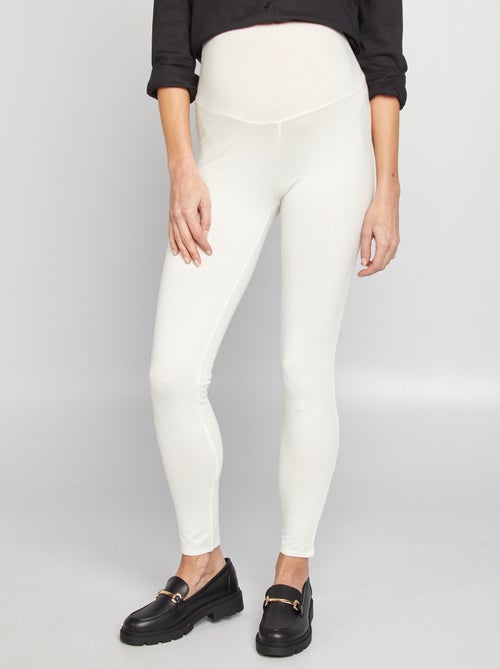 Legging grossesse long en jersey uni - Kiabi