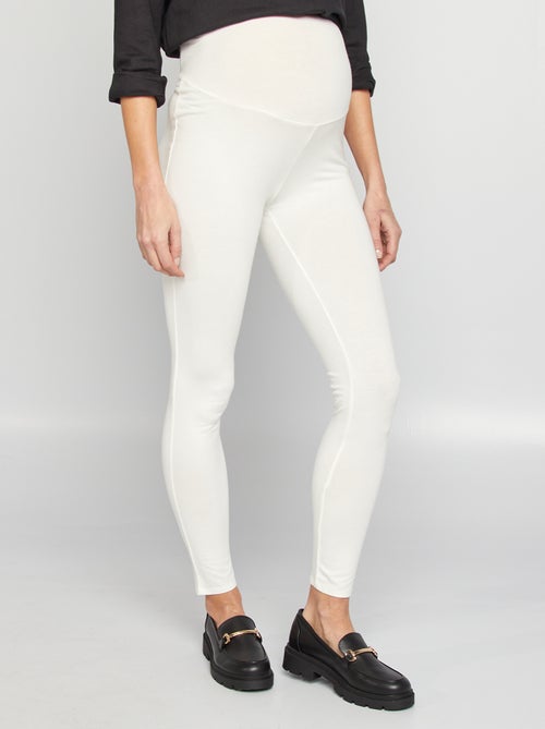 Legging grossesse long en jersey uni - Kiabi