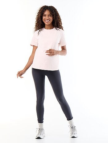 Legging grossesse long en jersey uni