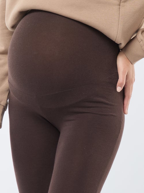 Legging grossesse long en jersey uni - Kiabi