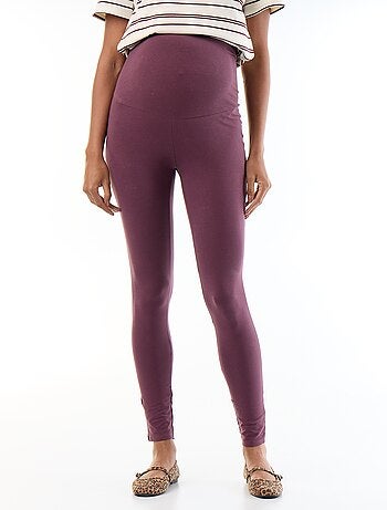 Legging grossesse long en jersey uni
