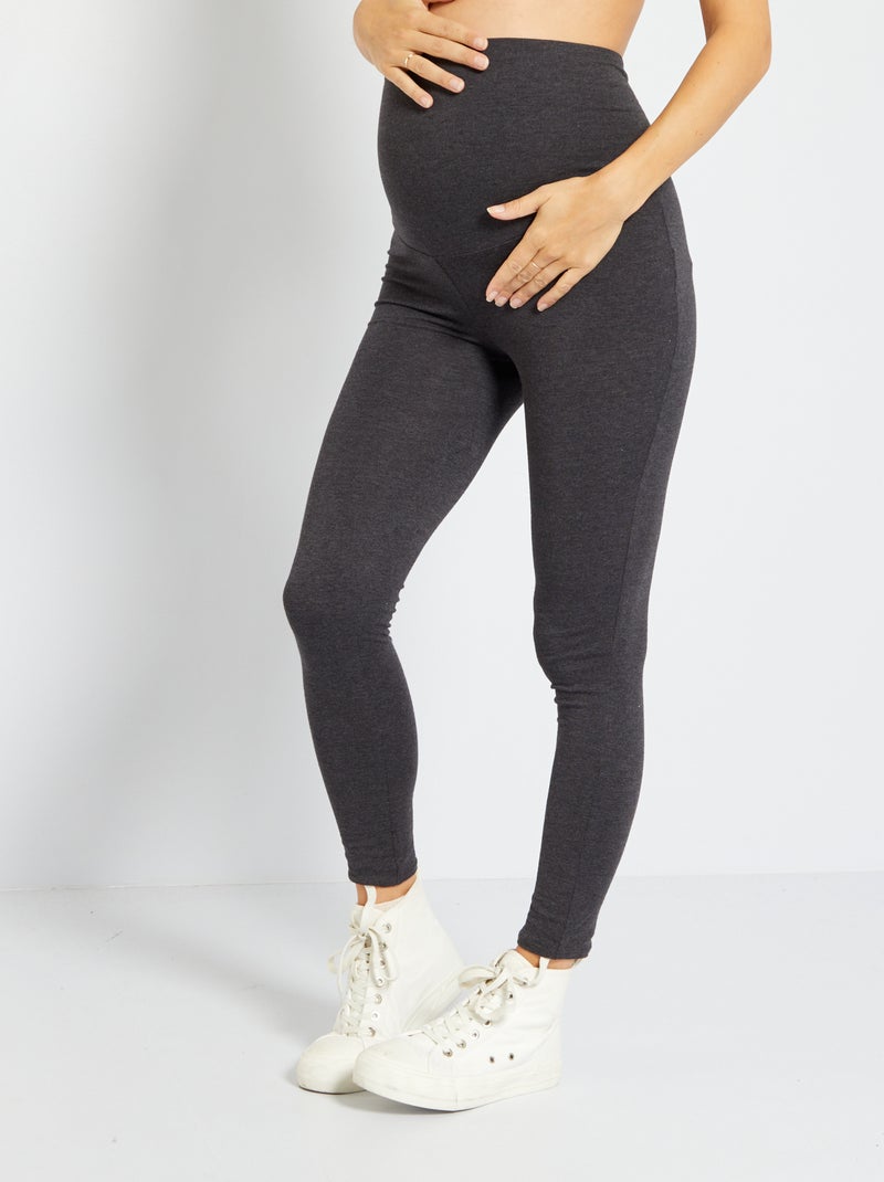 Legging grossesse maille extensible Noir - Kiabi