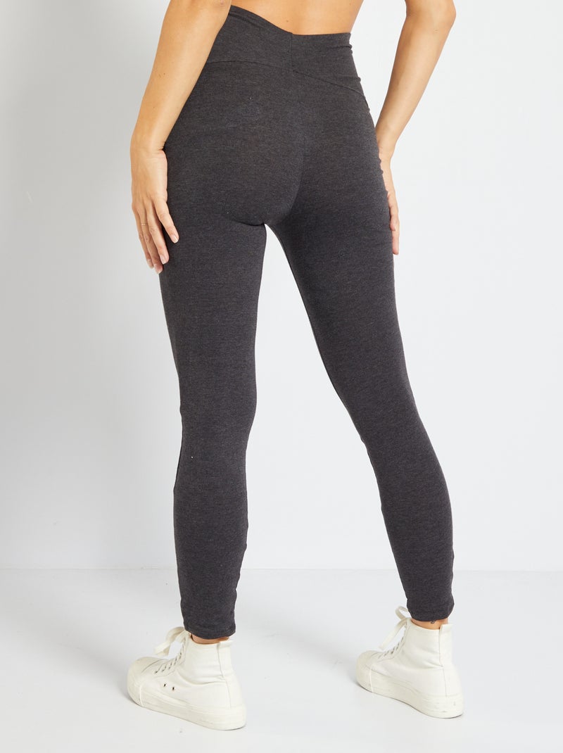 Legging grossesse maille extensible Noir - Kiabi