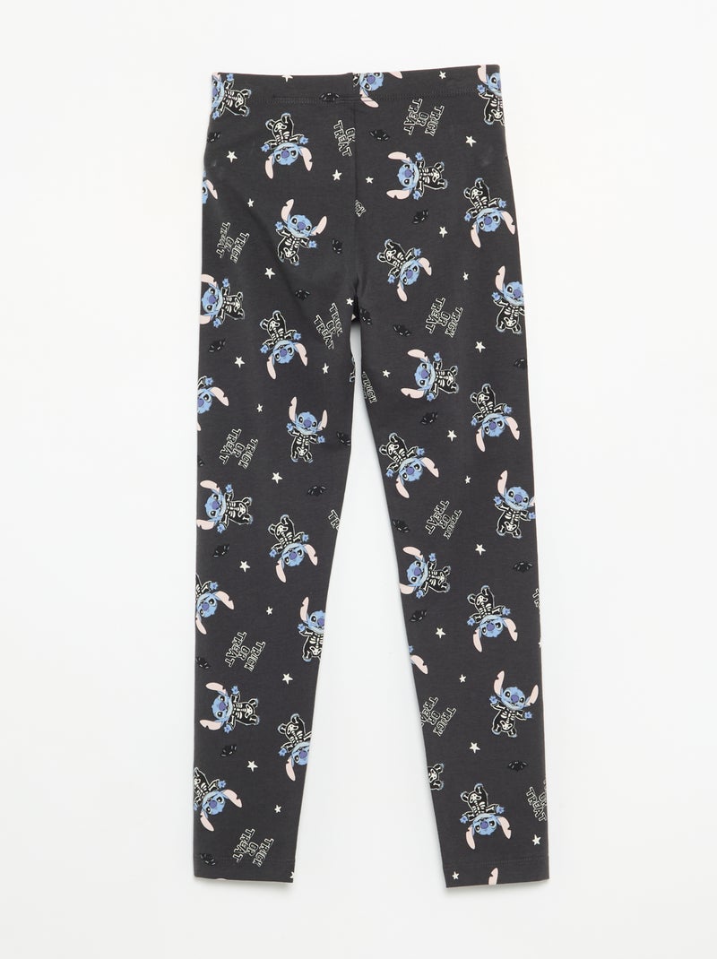 Legging 'Halloween' 'Disney' 'Stitch' Noir - Kiabi