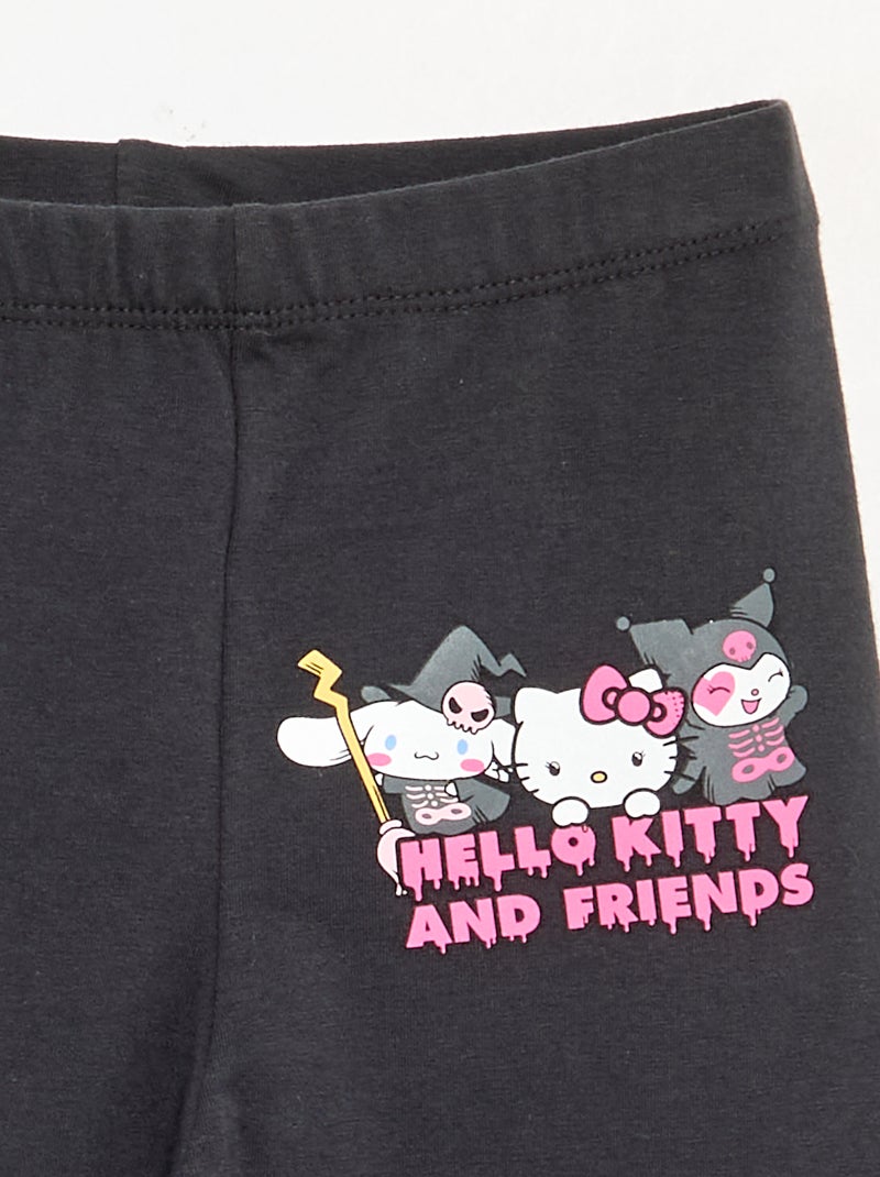 Legging 'Hello Kitty' Noir - Kiabi