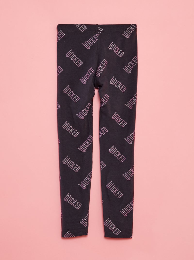 Legging imprimé - Wicked Noir - Kiabi