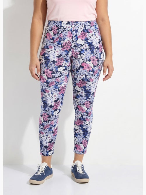 Legging imprimé ceinture élastiquée - Afibel - Kiabi