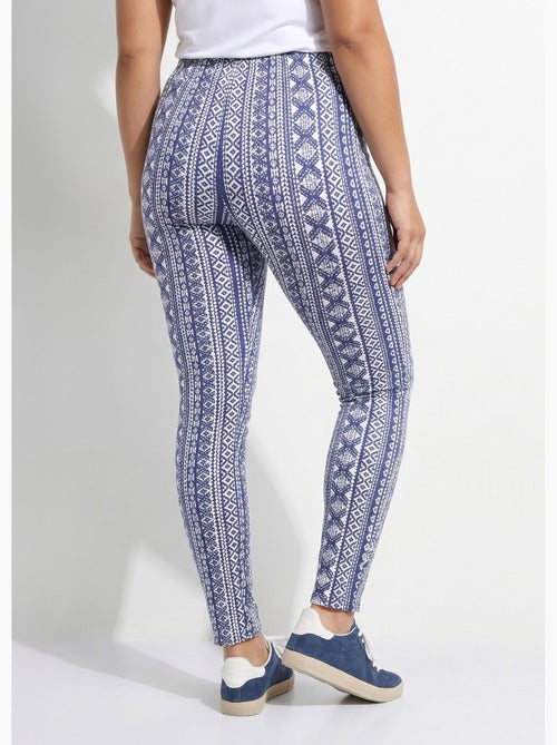 Legging imprimé ceinture élastiquée - Afibel - Kiabi