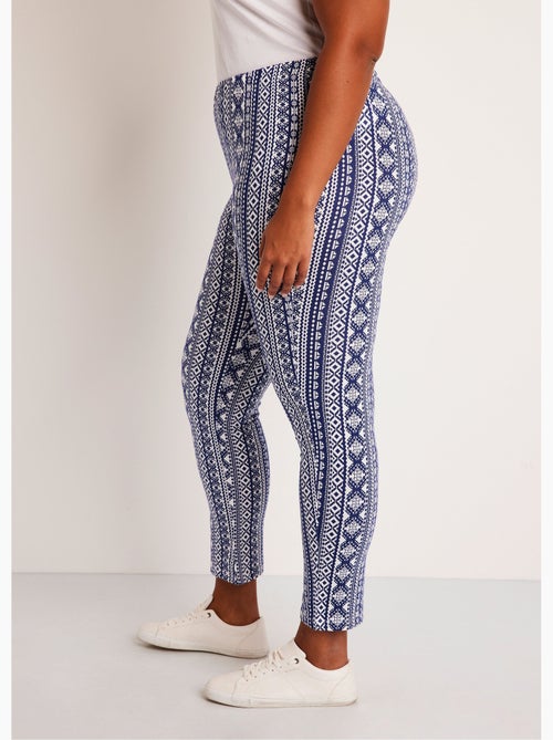 Legging imprimé ceinture élastiquée - Afibel - Kiabi
