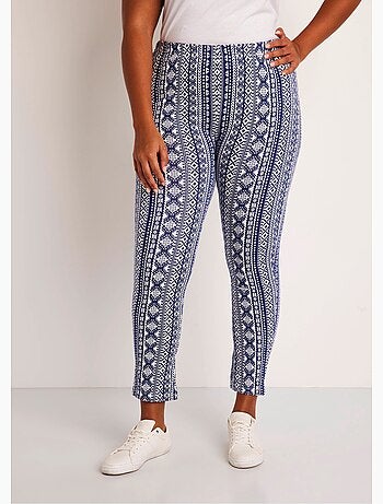 Legging imprimé ceinture élastiquée