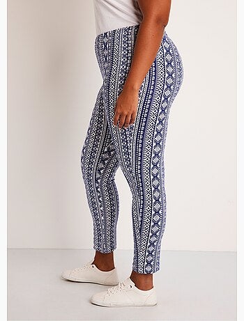 Legging imprimé ceinture élastiquée