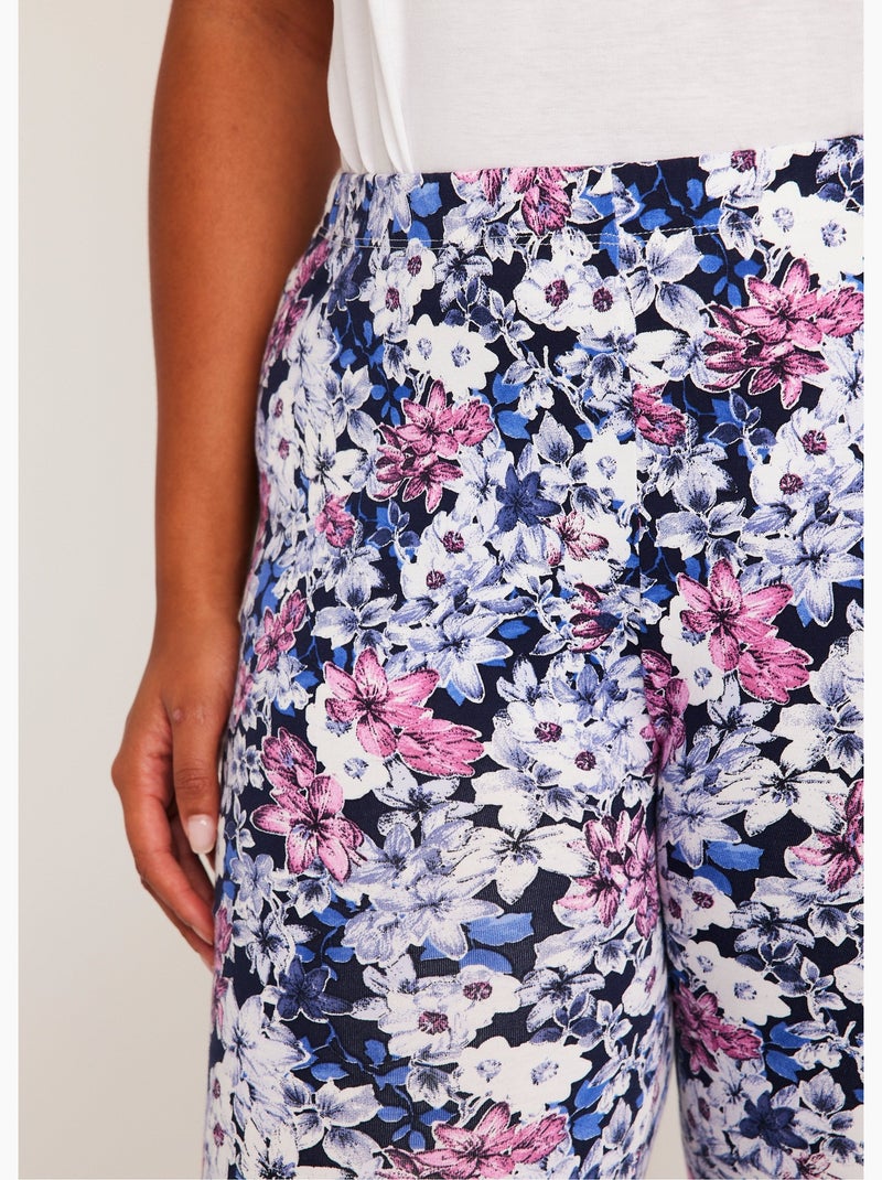 Legging imprimé ceinture élastiquée Multicolore - Kiabi