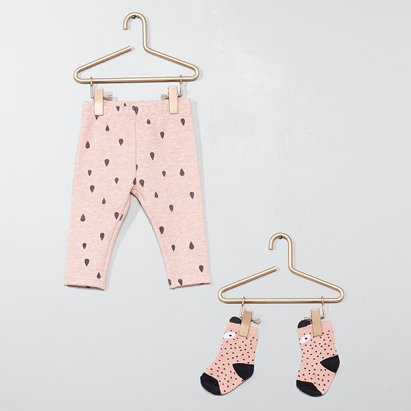 Legging Imprime Chaussettes Bebe Fille Kiabi 8 00