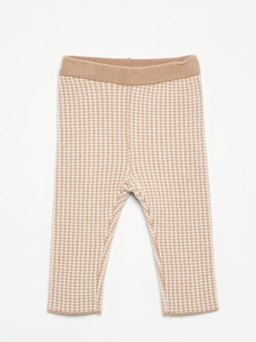 Legging imprimé en maille compacte - Kiabi