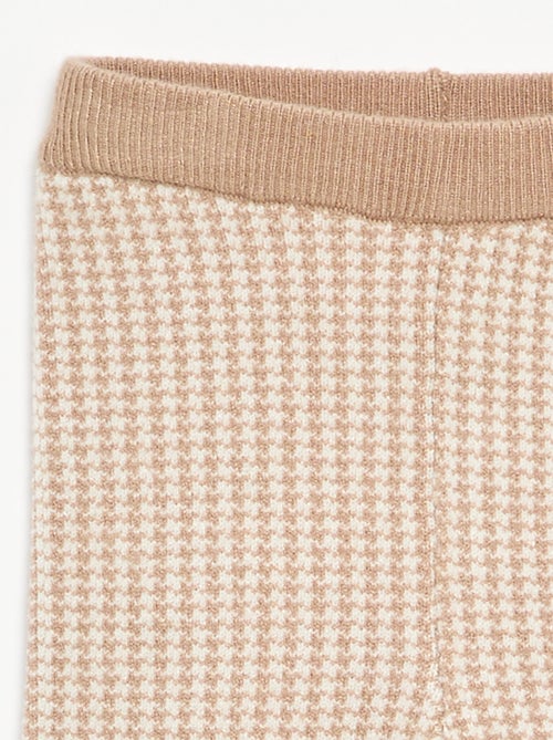 Legging imprimé en maille compacte - Kiabi