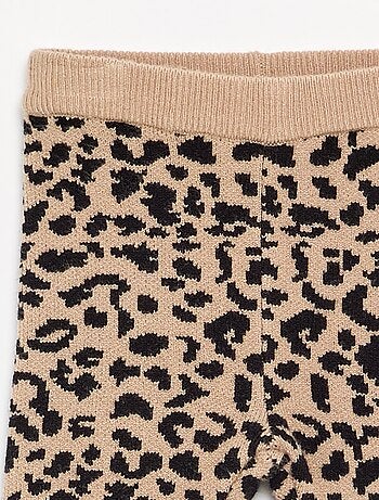 Legging imprimé en maille compacte