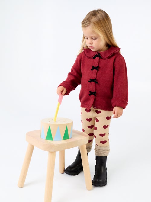 Legging imprimé en maille compacte - Kiabi