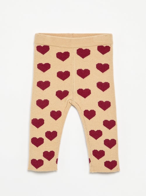 Legging imprimé en maille compacte - Kiabi