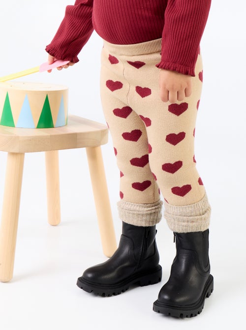 Legging imprimé en maille compacte - Kiabi Legging imprimé en maille compacte - Kiabi