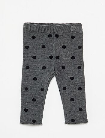 Legging imprimé en maille compacte
