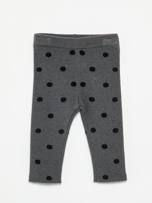 Legging imprimé en maille compacte - Kiabi