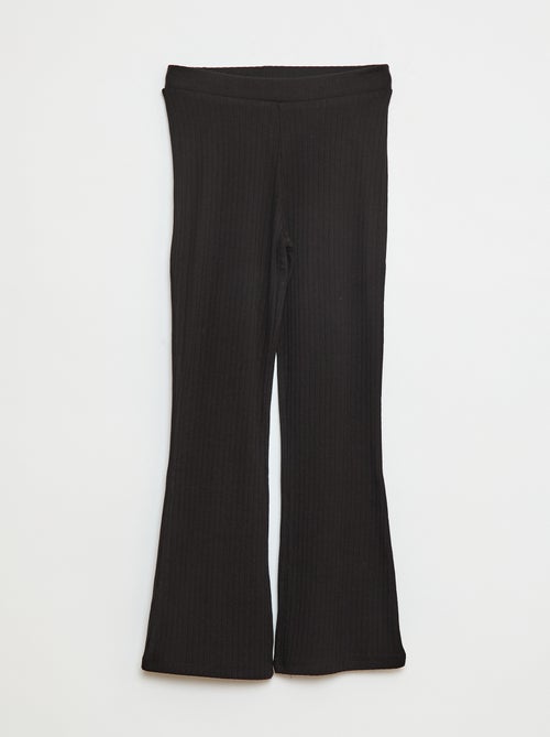 Legging imprimé en rib côtelé - Kiabi
