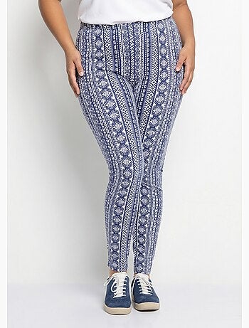Legging imprimé femme taille élastiquée - afibel