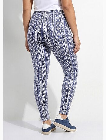 Legging imprimé femme taille élastiquée - afibel