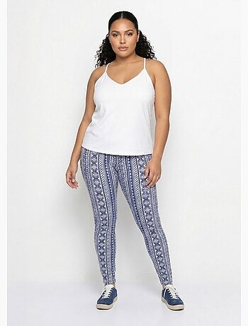 Legging imprimé femme taille élastiquée - afibel