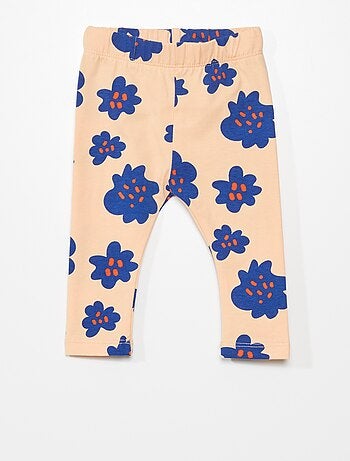 Legging imprimé maxi-fleurs - Kiabi