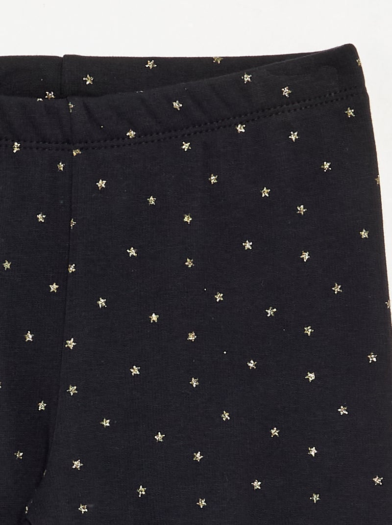 Legging imprimé Noir - Kiabi