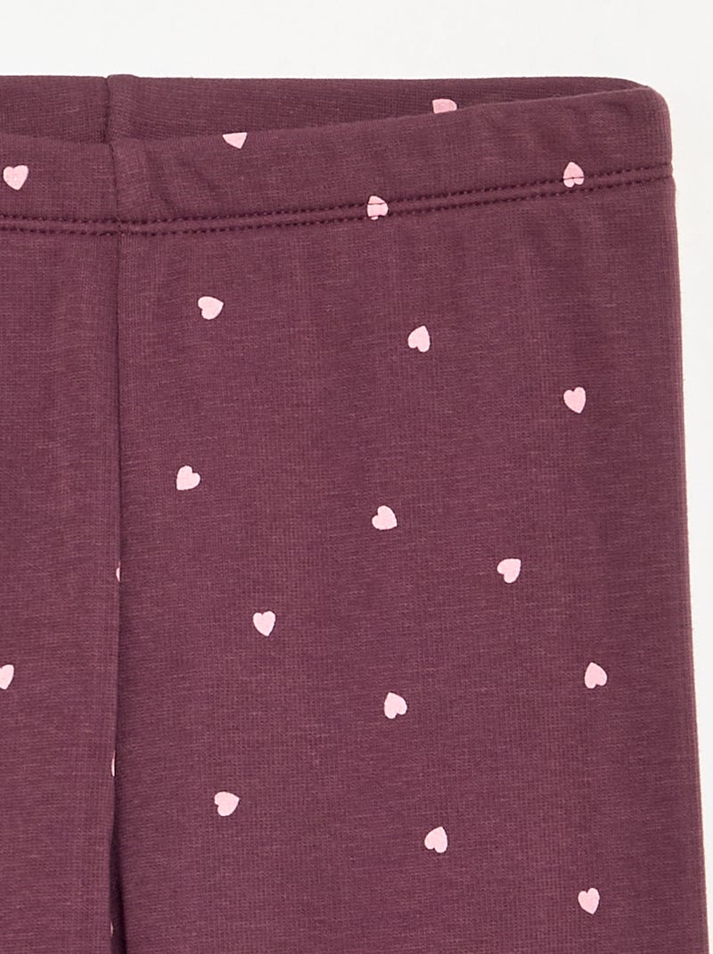 Legging imprimé Rose - Kiabi