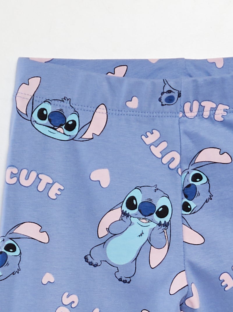 Legging imprimé 'Stitch' Bleu - Kiabi